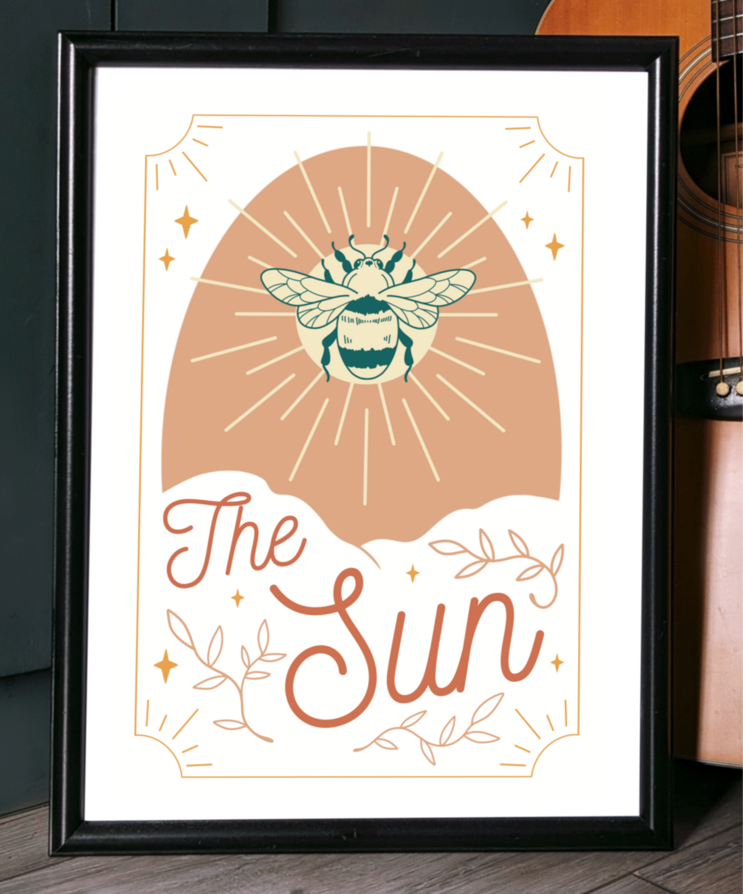 The Sun Tarot Style Print