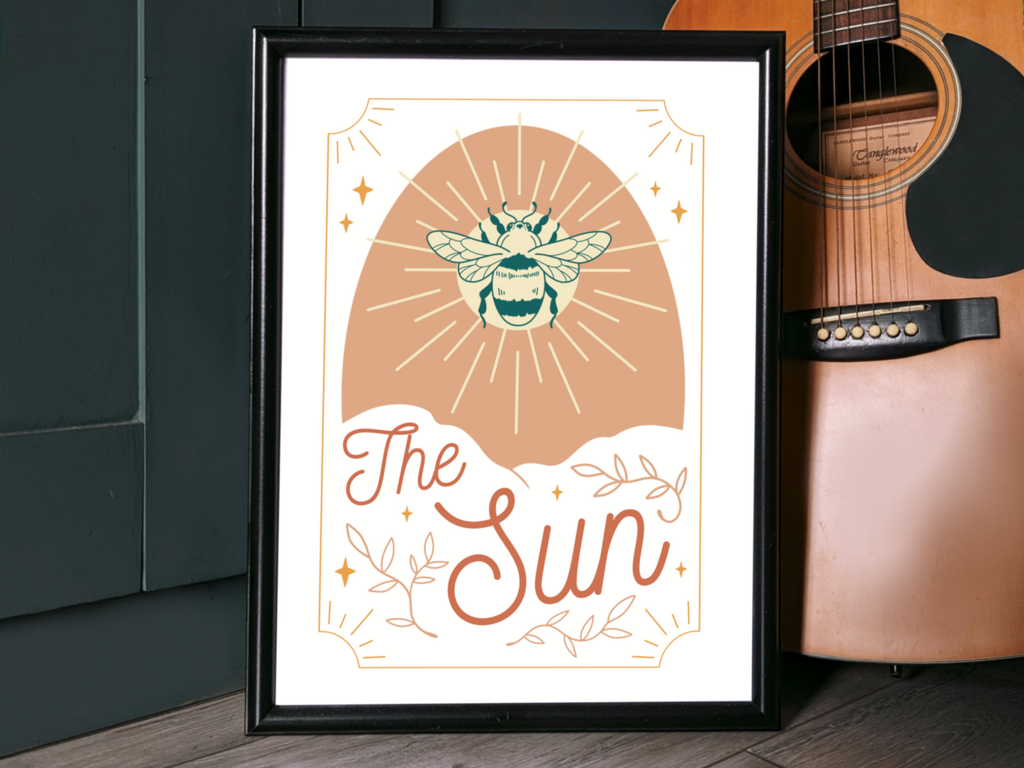 The Sun Tarot Style Print
