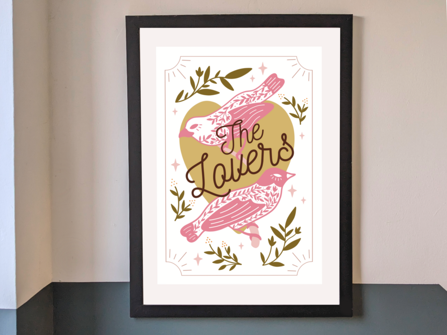 The Lovers Tarot Card Art Print
