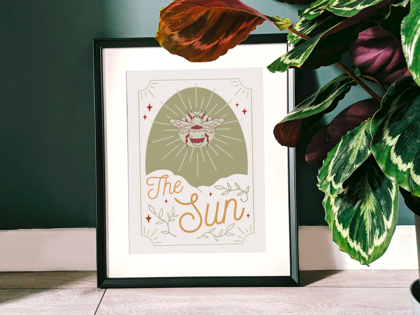 The Sun Tarot Style Print
