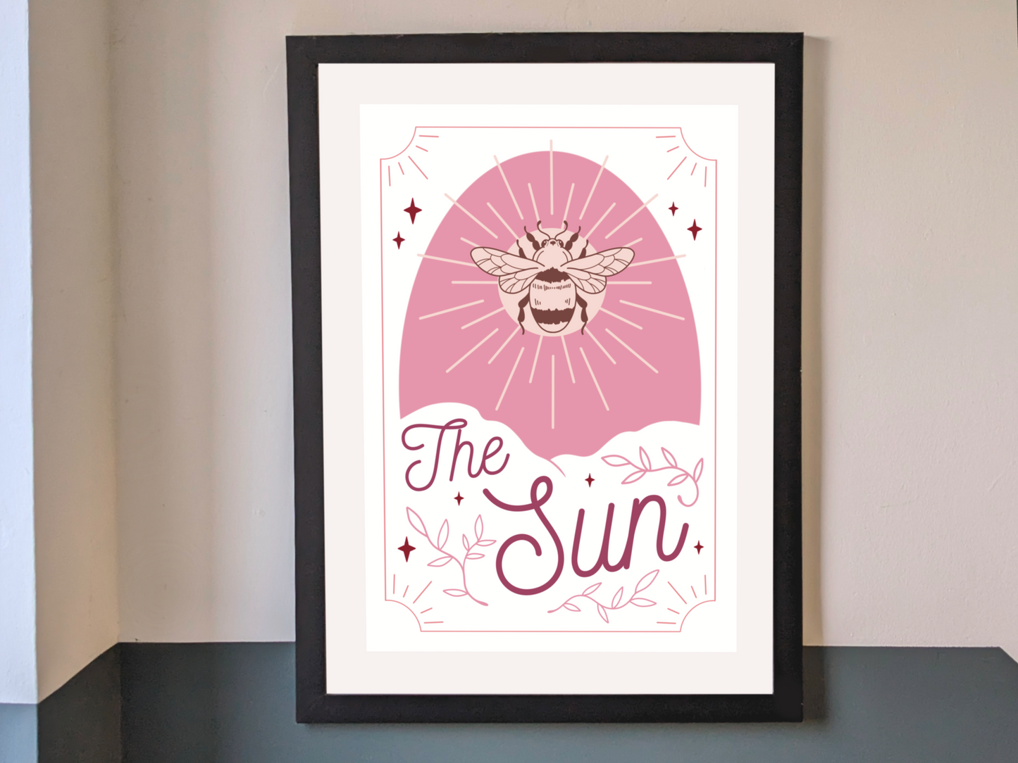 The Sun Tarot Style Print