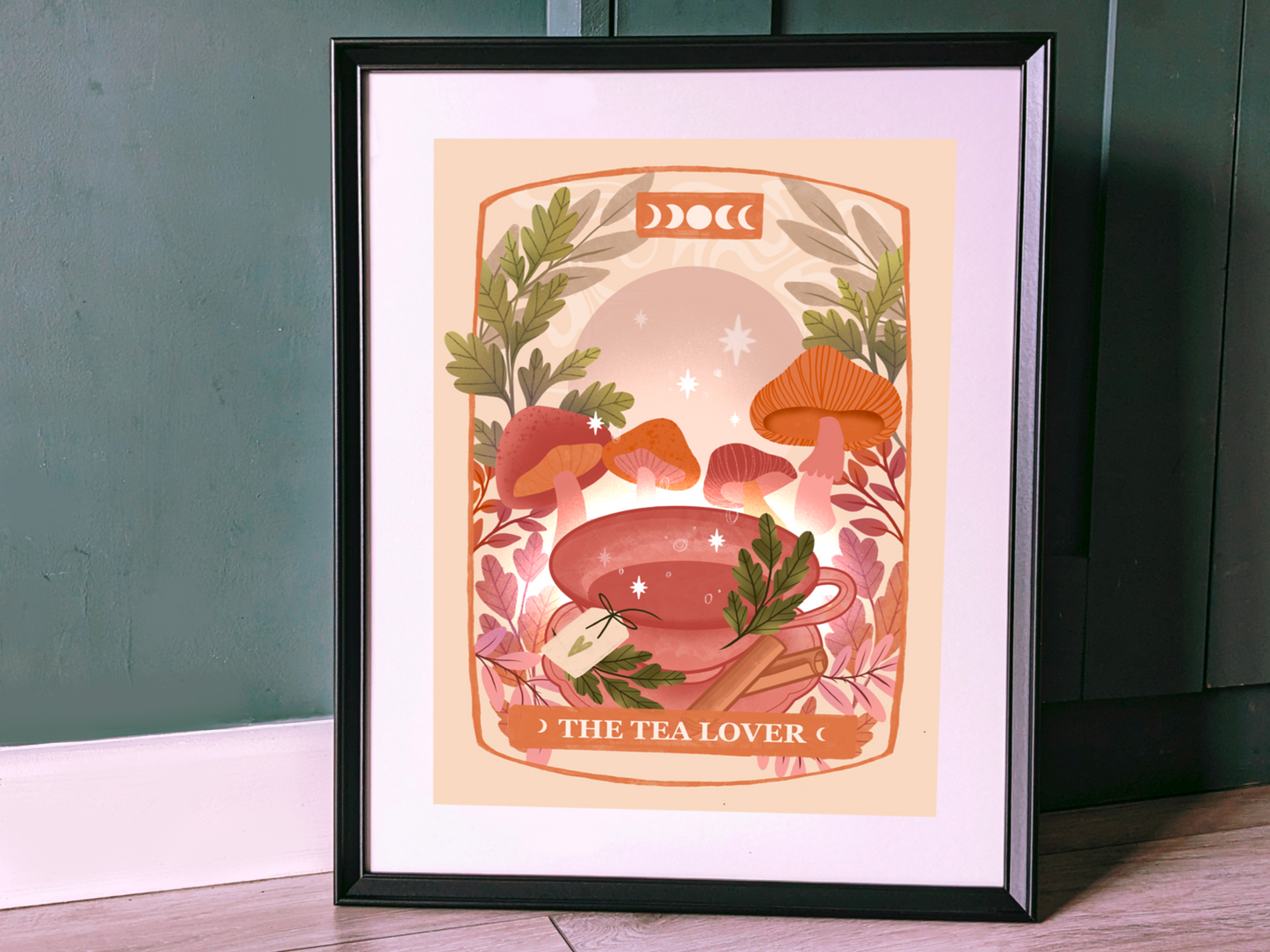 The Tea Lover Tarot Art Print