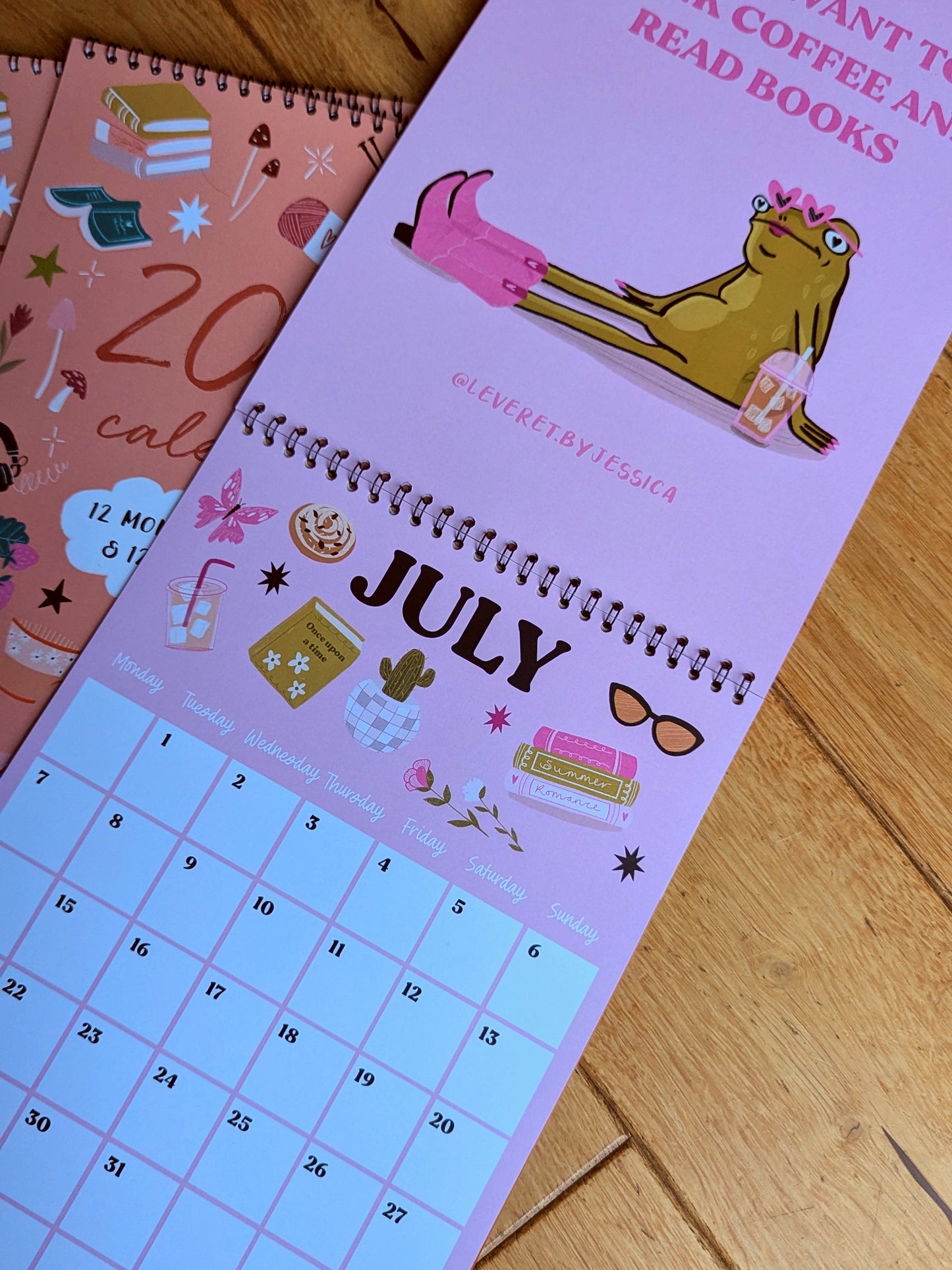 2025 Wall hanging illustrated Calendar