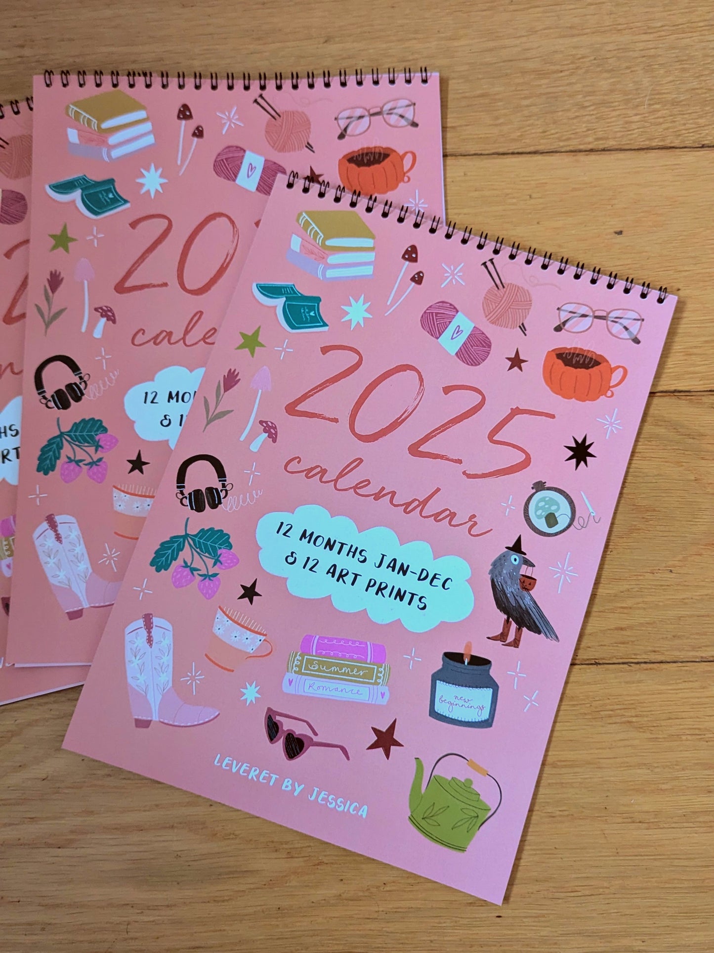 2025 Wall hanging illustrated Calendar