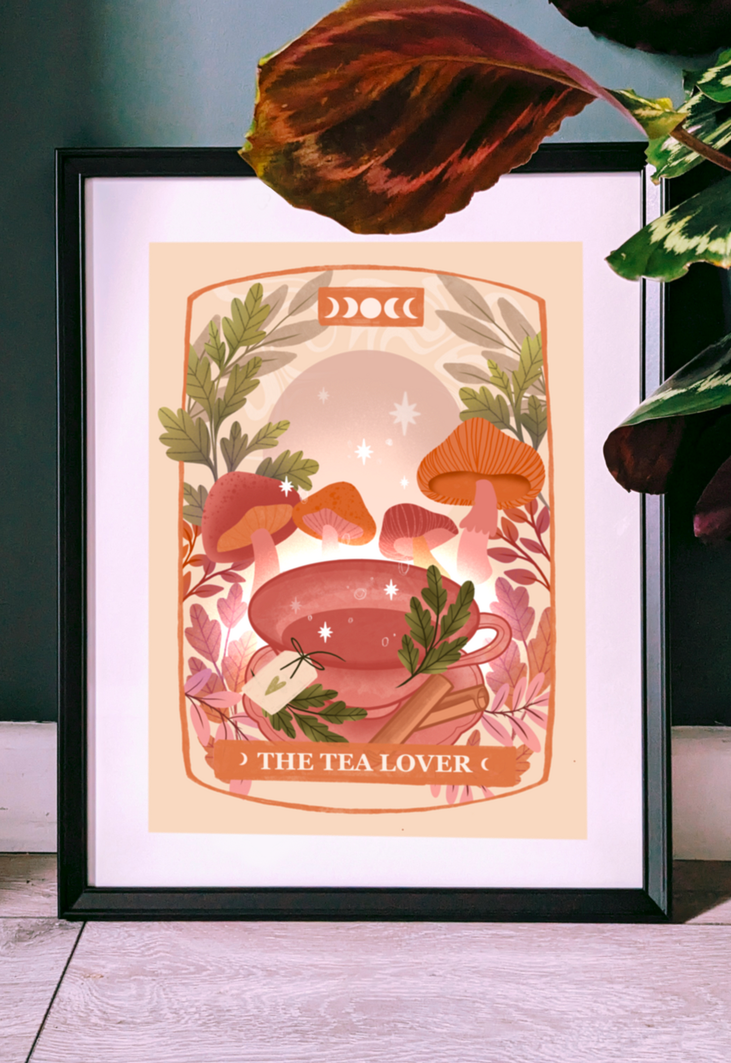 The Tea Lover Tarot Art Print