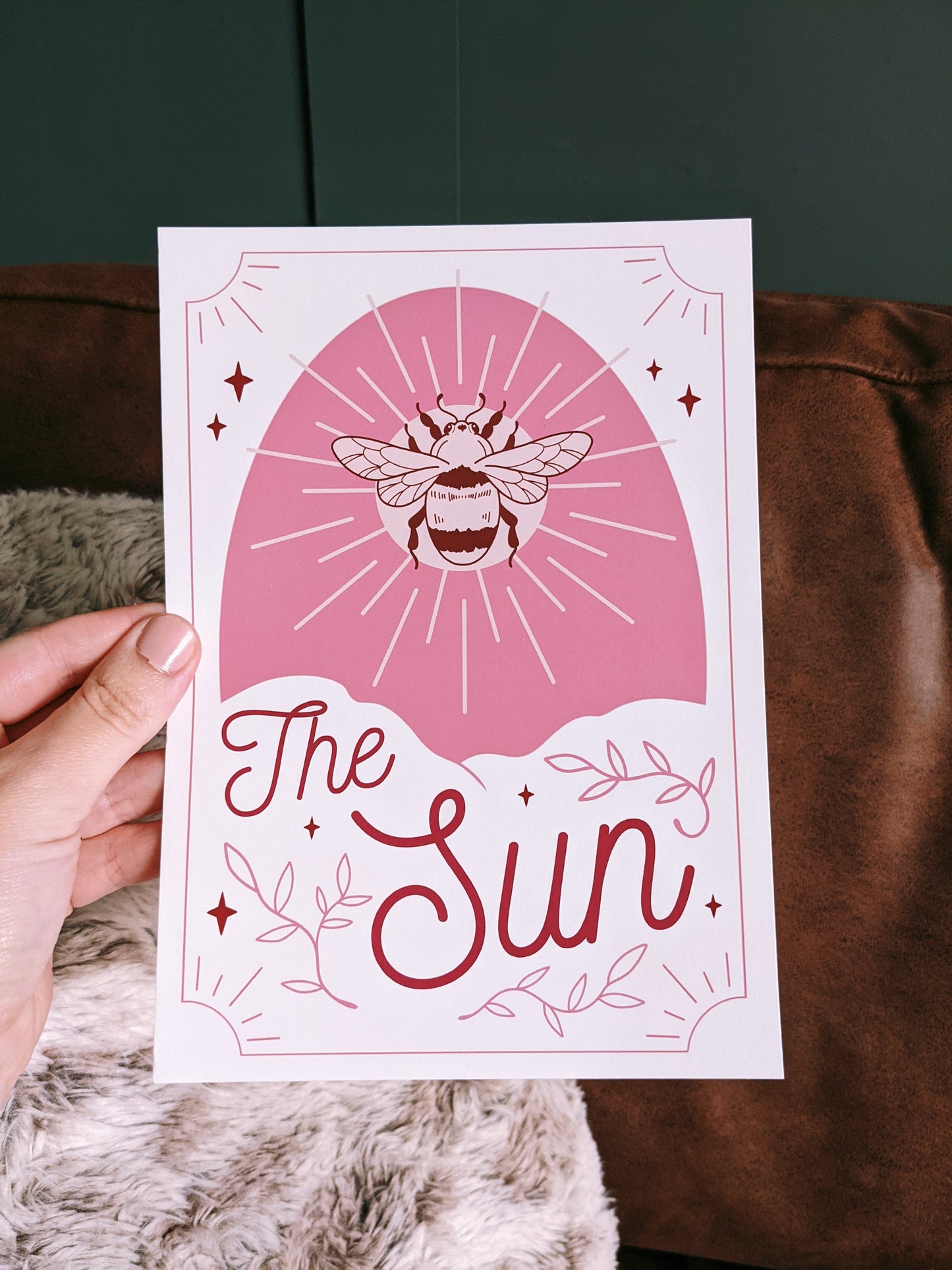 The Sun Tarot Style Print