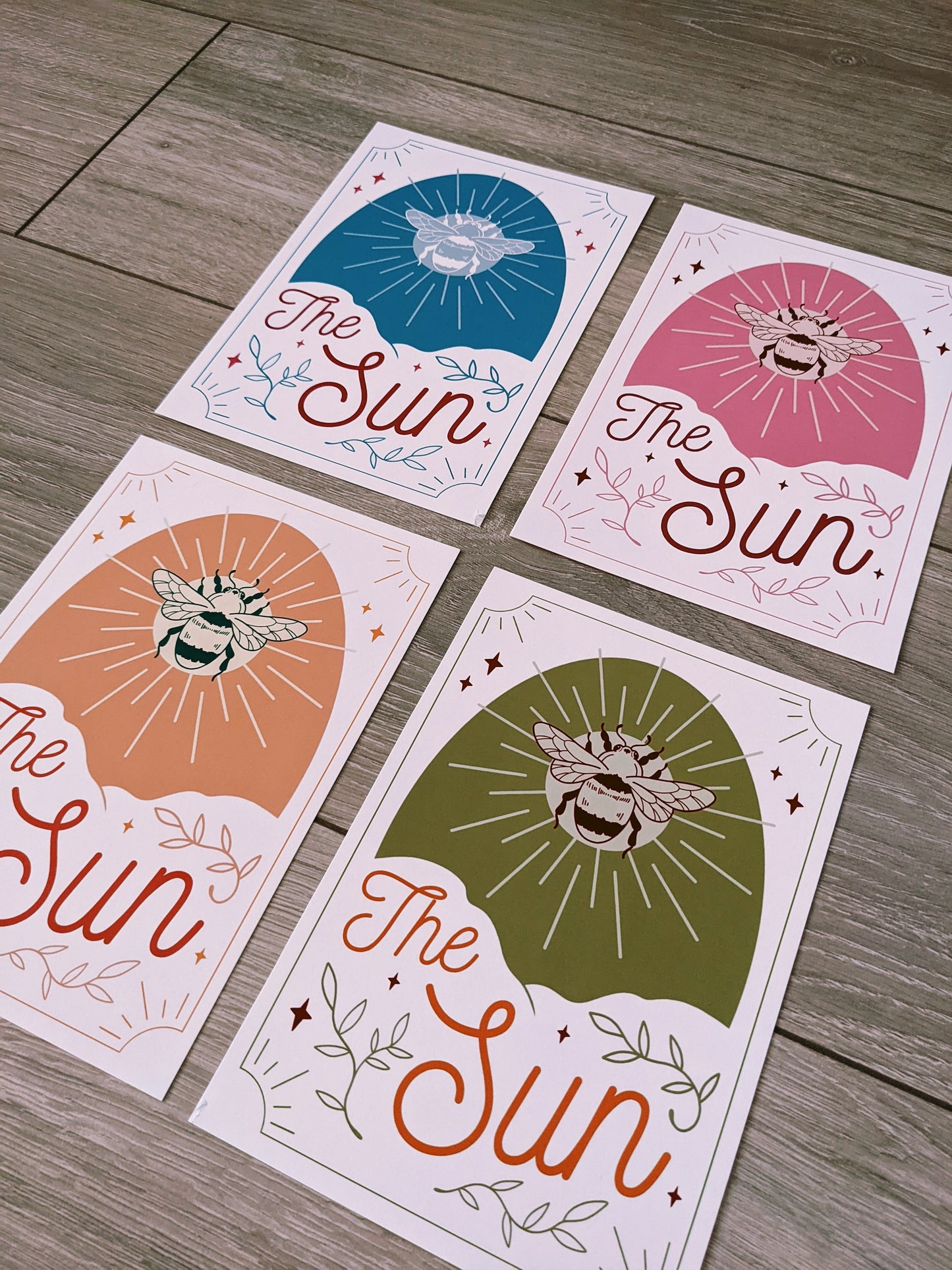 The Sun Tarot Style Print