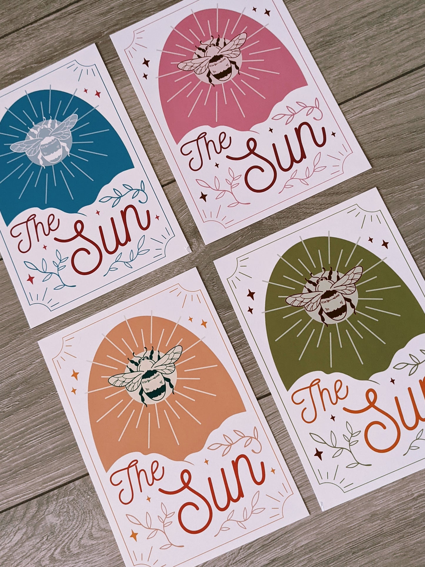 The Sun Tarot Style Print