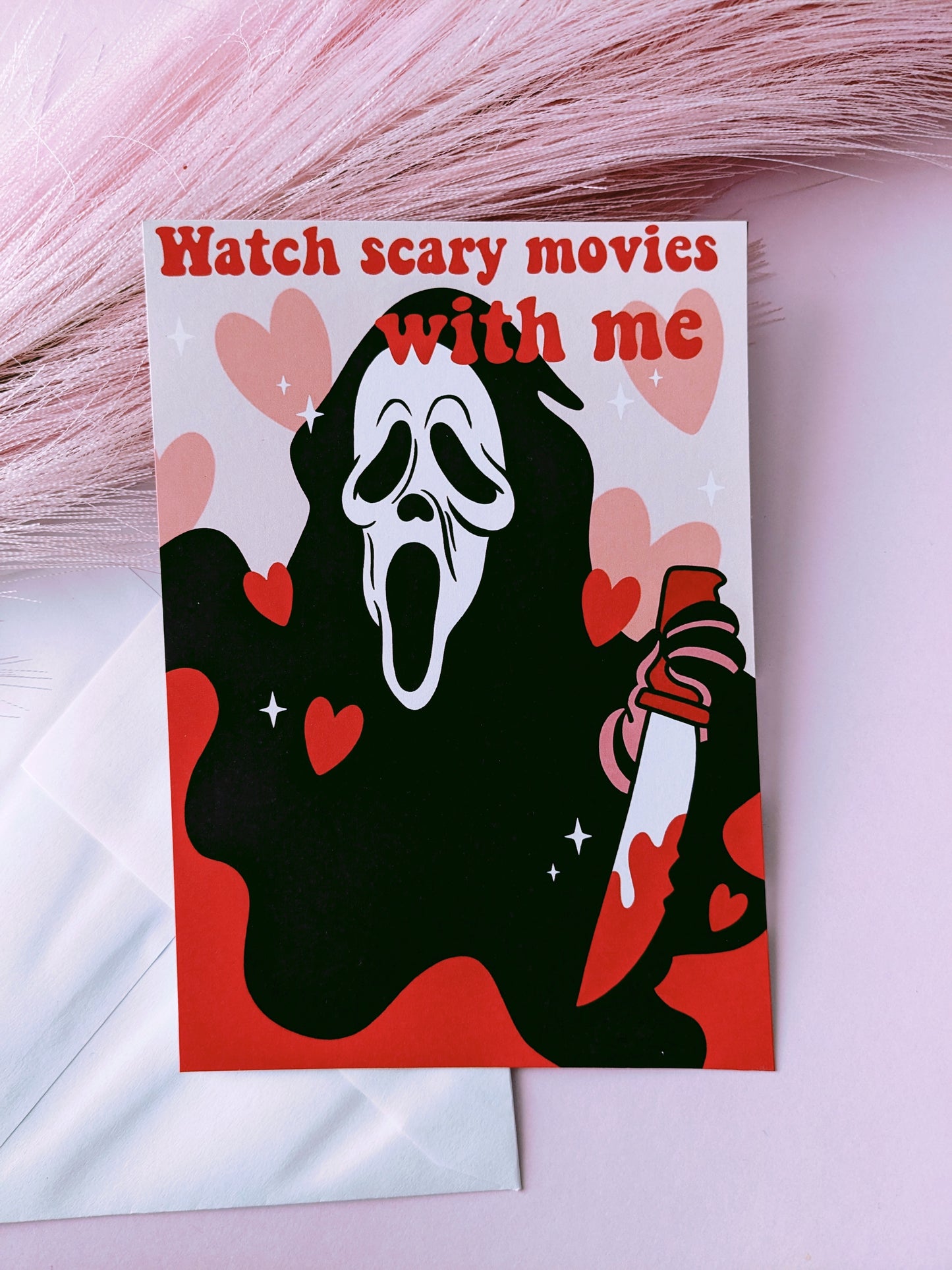 Ghostface Scary Movie Anniversary Card