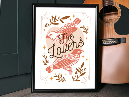 The Lovers Tarot Card Art Print