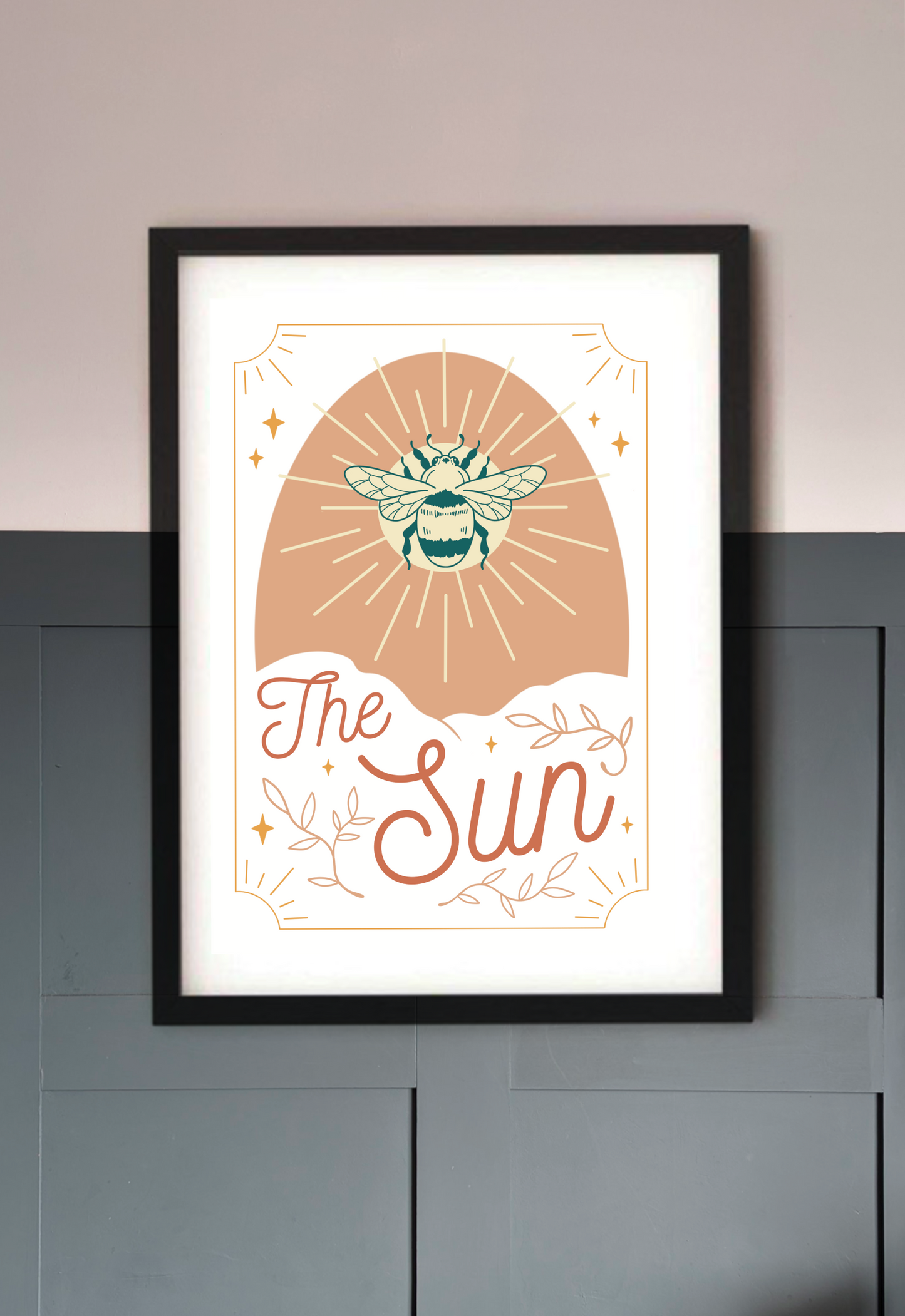 The Sun Tarot Style Print