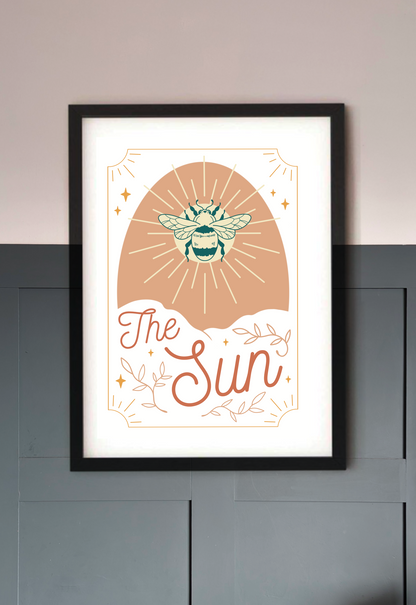 The Sun Tarot Style Print
