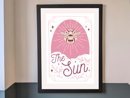 The Sun Tarot Style Print