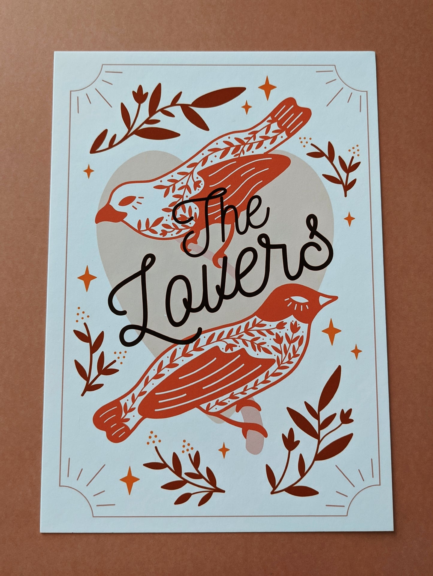 The Lovers Tarot Card Art Print
